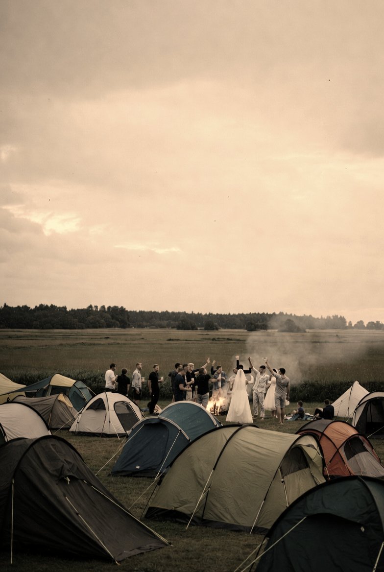 Camping veld